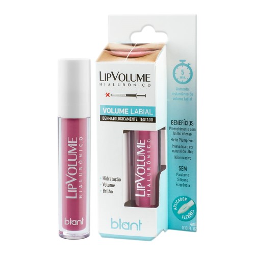 Lip Volume Hialurônico Blant Rosa 4ml