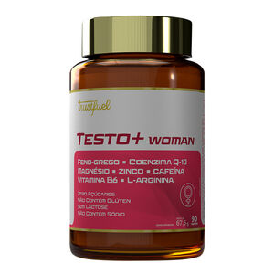 Testo + Woman TrustFuel frasco com 90 cápsulas