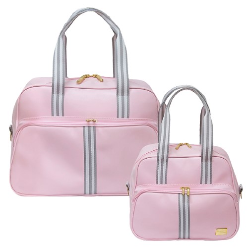 Bolsa Maternidade + Frasqueira Valença Rosa - Brubrelel Baby