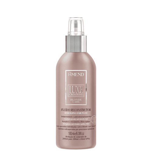 Flúido Recosntrutor Amend Luxe Creations Blonde Care 200ml