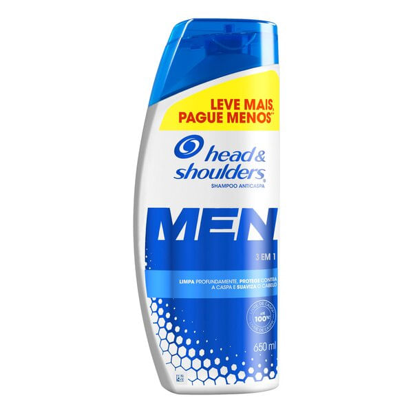 Shampoo Head&shoulders 3 Em 1 650ml