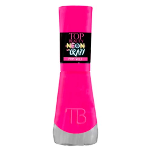 Esmalte Top Beauty Neon My Crazy Pink Volt 9ml