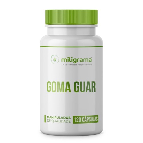 Goma Guar 500mg 120 Cápsulas