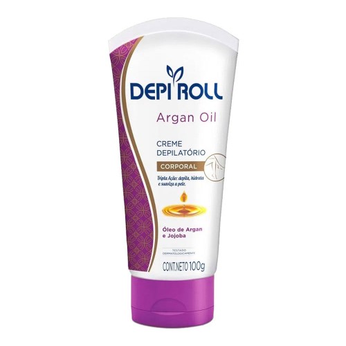 Creme Depilatório Corporal DepiRoll Óleo de Argan 100g