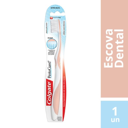 Escova de Dente Colgate PerioGard Extra Macia com 1 unidade