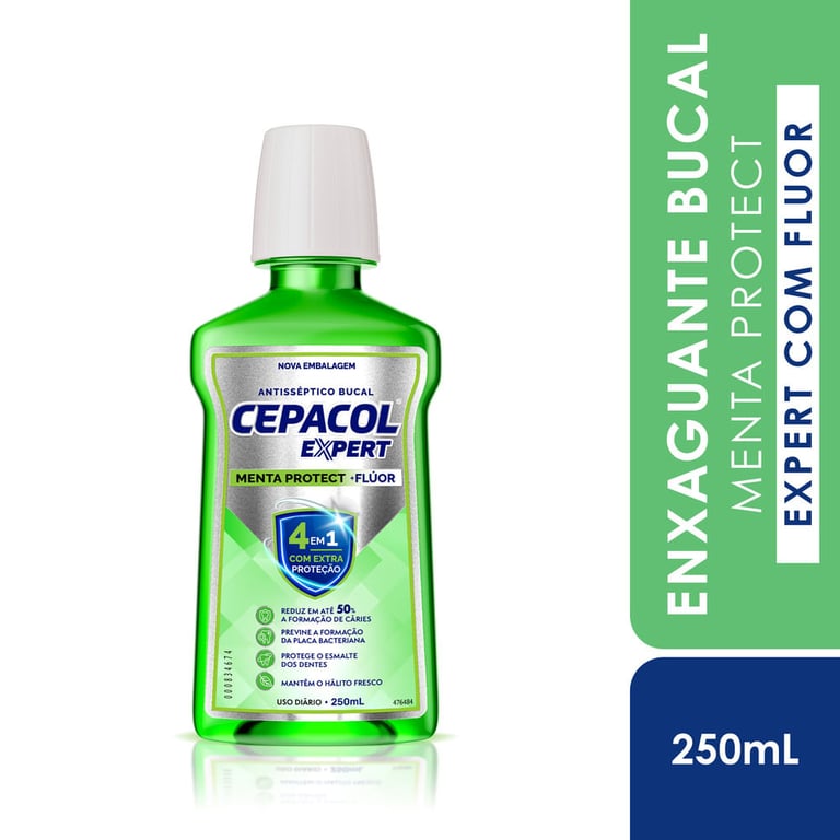 Enxaguatório Bucal Cepacol Fluor 250ml