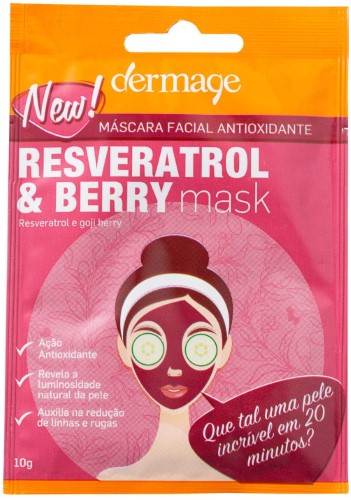 Máscara Dermage Resveratrol & Berry Mask 10mg