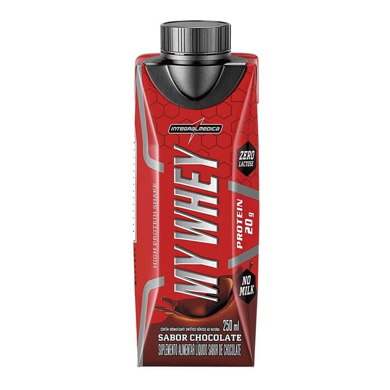 Whey Protein Líquido Integralmedica My Whey Chocolate Sem Lactose 250ml