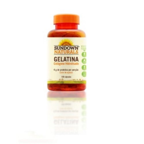 Sundown Gelatin 650mg 100 Cápsulas - Sundown Naturals