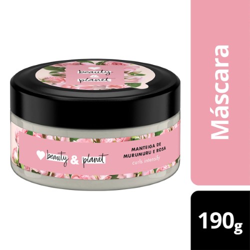 Máscara de Tratamento Love Beauty And Planet Curls Intensify Manteiga de Murumuru & Rosa com 190g