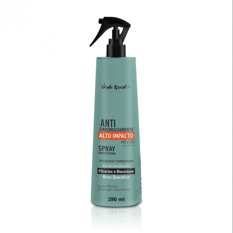 Spray Reconstrutor Anti-emborrachamento - Verde Brasil - 390ml