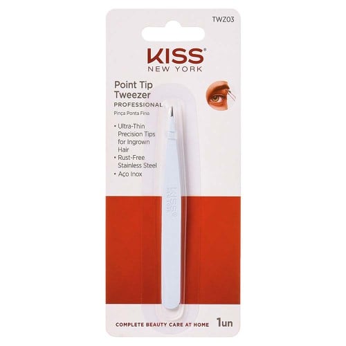 Pinça Ponta Fina Kiss NY - Slant Tweezer