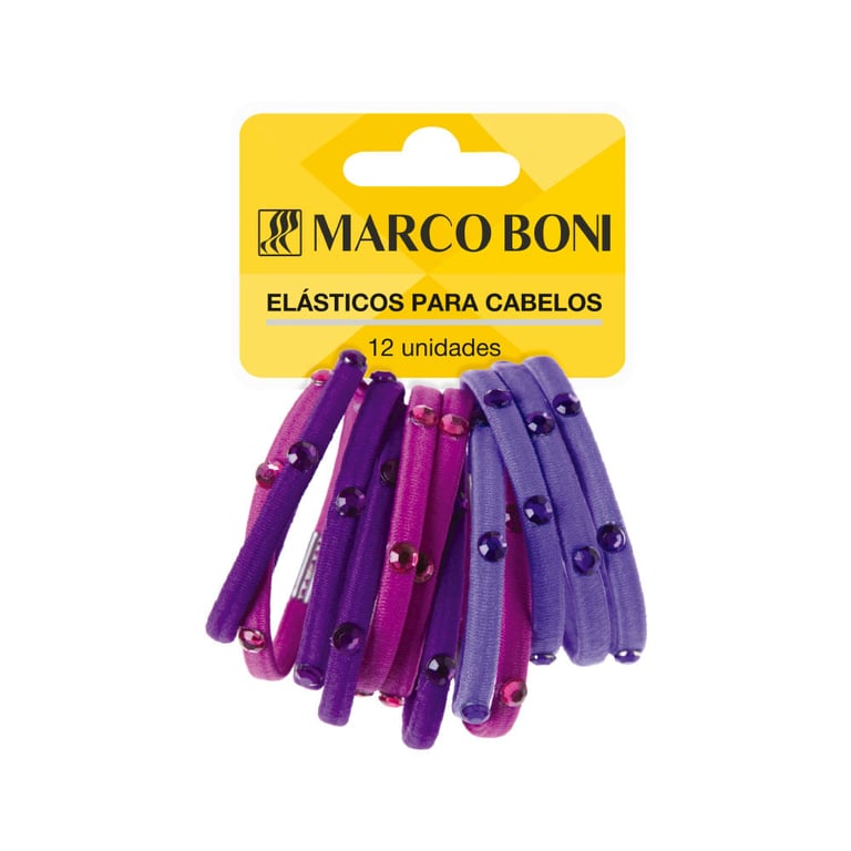 Elásticos para Cabelo sem Metal Marco Boni Fashion Style