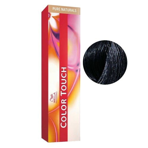 Tonalizante Color Touch Wella Preto 2/0 com 60g