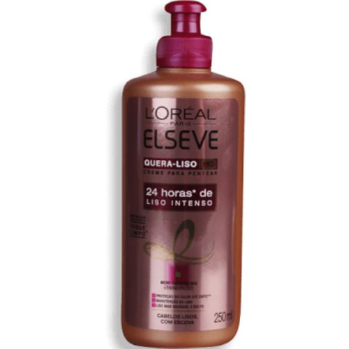 Creme Para Pentear Elseve Quera Liso 250ml