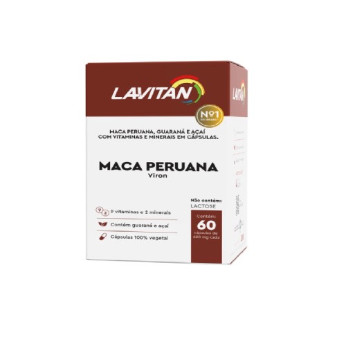 Lavitan Maca Peruana Viron 60 Cápsulas