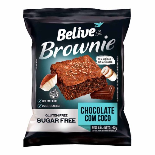 Brownie Belive Zero Choc Coco 40G