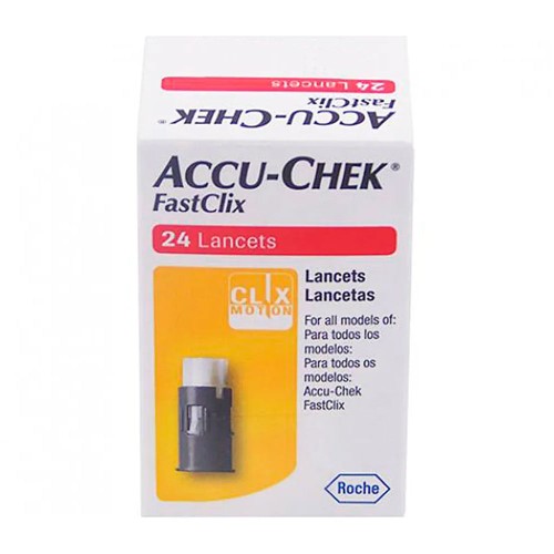 Lancetas Accu-check Fastclick Roche 24 Unidades