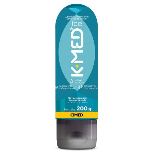 Lubrificante Íntimo Gel K-Med Ice 200g