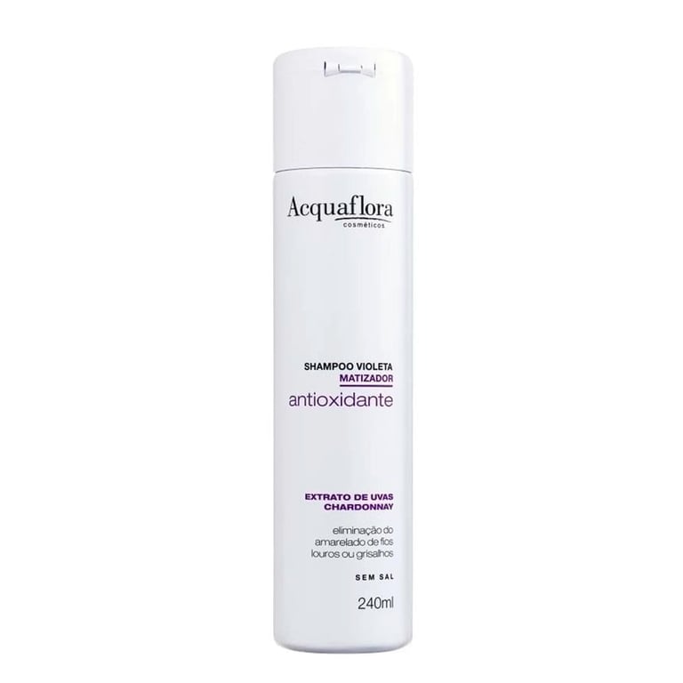 Shampoo Acquaflora Violeta Matizador Antioxidante 240ml