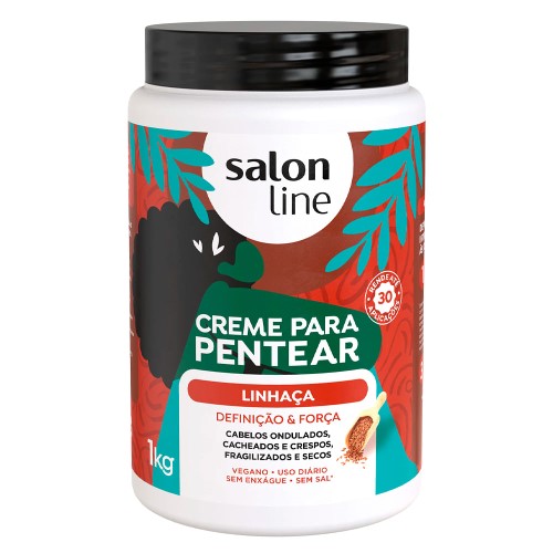 Creme Para Pentear Salon Line Linhaça 1kg