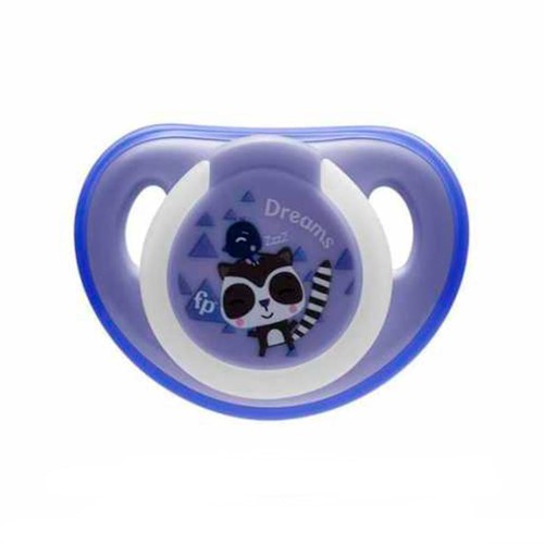 Chupeta Fisher Silicone Soft 0 a 6 Meses First Moments Tam. 1 Azul 1 Unidade com Case Esterilizador