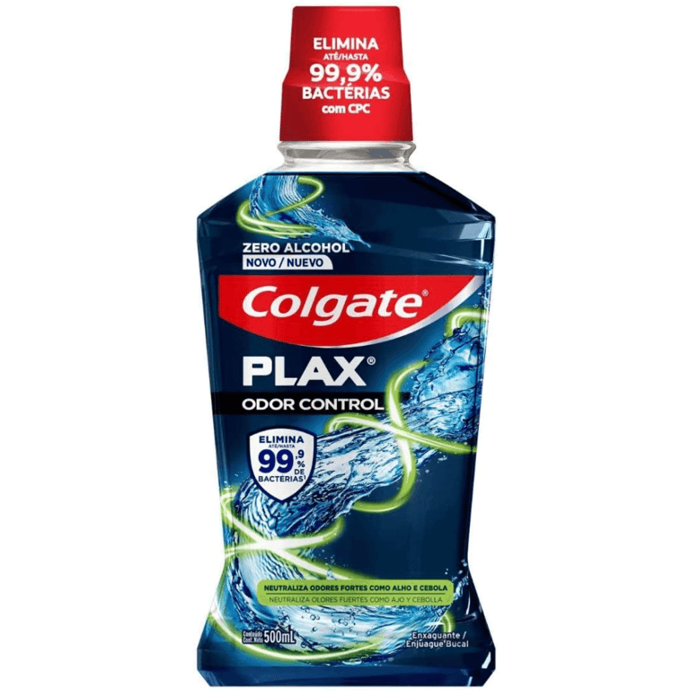 Enxaguante Bucal Colgate Plax Controle Odor Zero Alcool 500ml