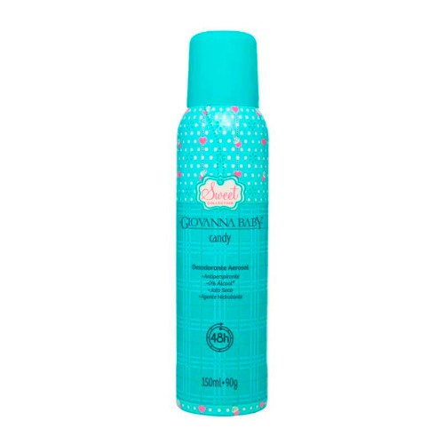 Desodorante Giovanna Baby Promopack Aerosol Candy com Gel