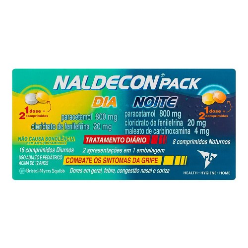 Naldecon Pack com 24 comprimidos