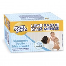 Sabonete Pom Pom Hidratante 5 Unidades De 70g Cada