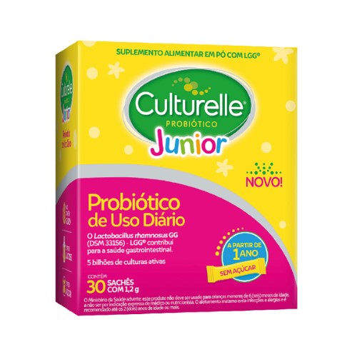 Culturelle Junior Probiótico Com 30 Sachês