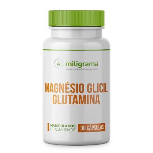 Magnésio Glicil Glutamina 400mg 30 Cápsulas