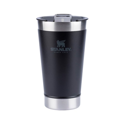 Copo Térmico Stanley com Tampa Matte Black Preto 473ml