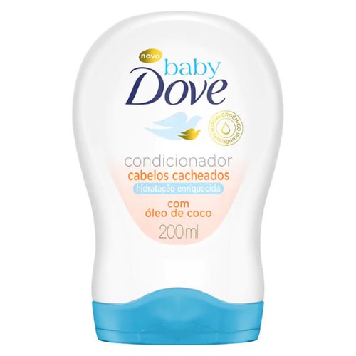 Condicionador Baby Dove Hidratação Enriquecida para Cabelos Cacheados 200ML