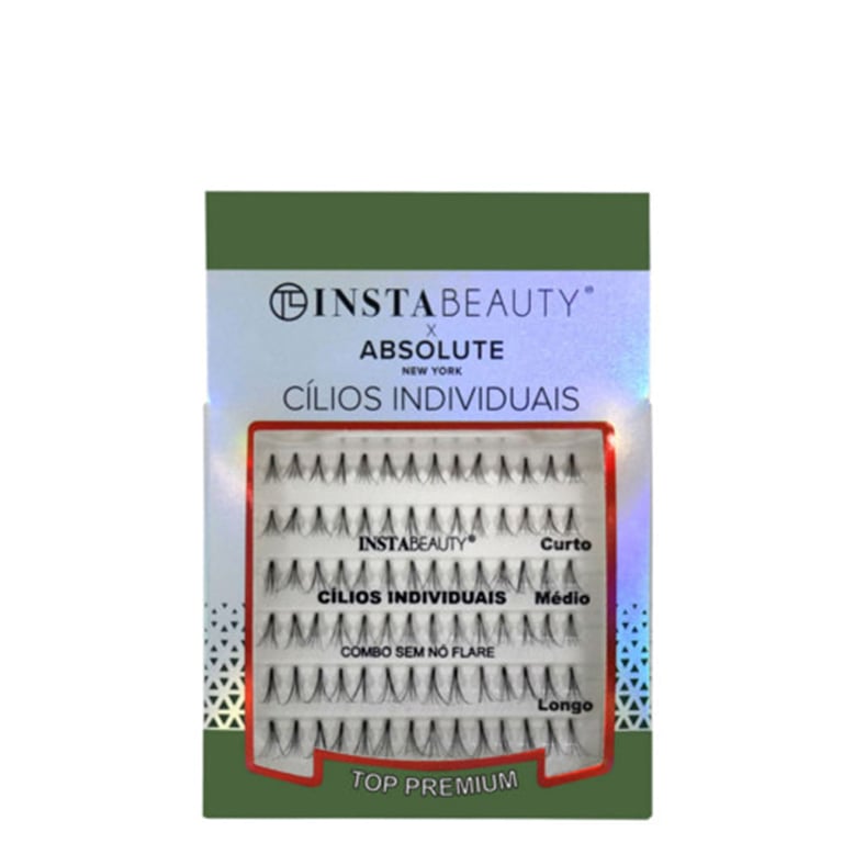 Instabeauty Natural Jade 401 Preto - Cílios Postiços Individuais