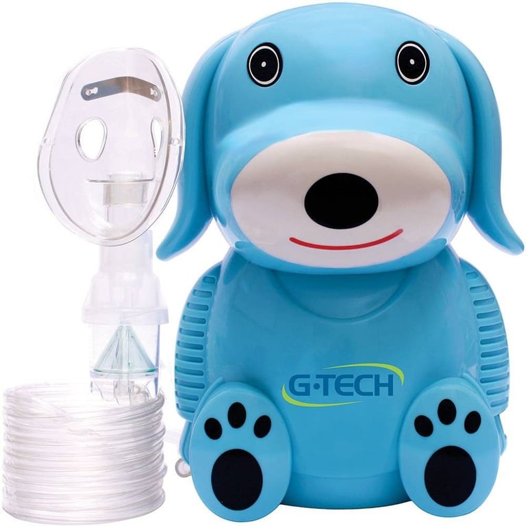 Inalador nebulizador G-Tech Dog bivolt Azul