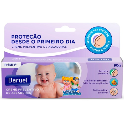 Creme Assaduras Turma Xuxinha Baby 90G - Baruel