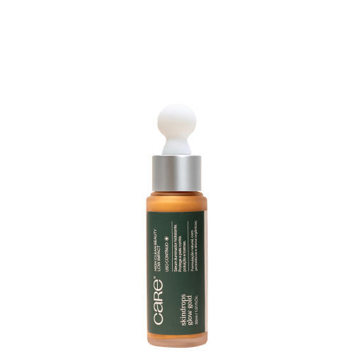 Sérum Facial Iluminador Hidratante CARE Natural Beauty Skindrops Glow Gold