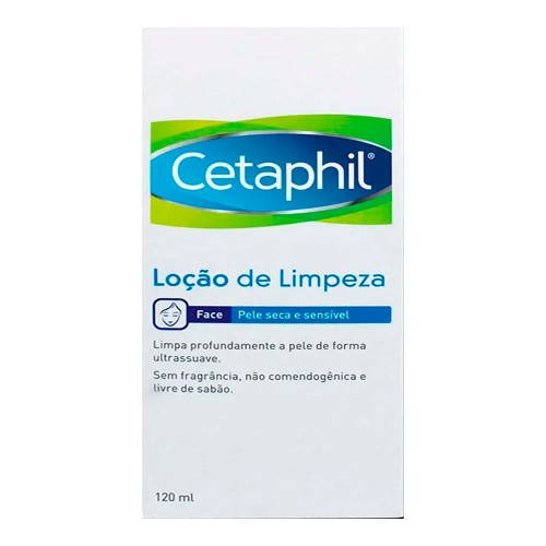 Loção De Limpeza Cetaphil Peles Sensíveis E Secas 120ml