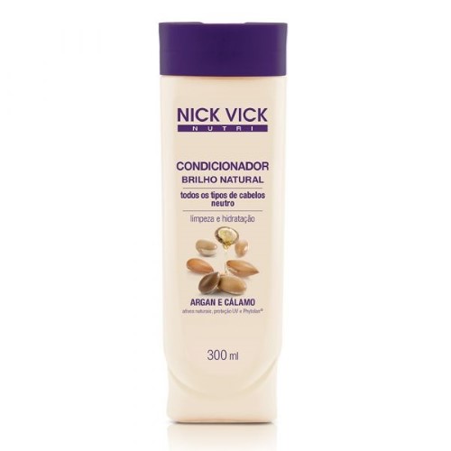 Condicionador Nick & Vick Nutri Brilho Natural com 300ml