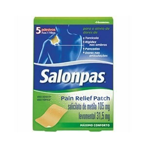 Salonpas Pain Relief Patch Hisamitsu 5 Adesivos