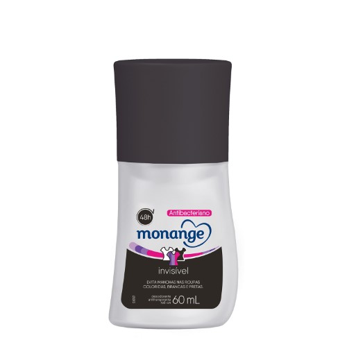 Desodorante Monange Invisível Roll-On com 60ml