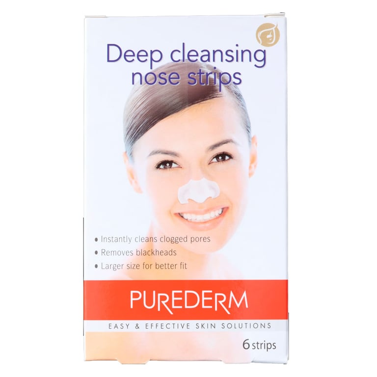 Adesivos para a Limpeza Profunda do Nariz Purederm Deep Pore Cleansing Nose Strips