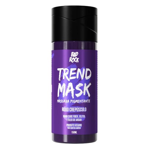 Máscara Pigmentante Bad Rock Trend Mask Roxo Crepúsculo 150ml