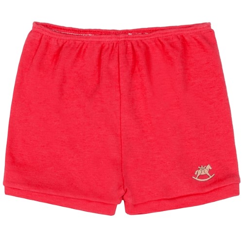 Short para bebê em suedine Vermelho - Up Baby