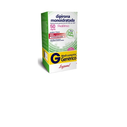 Dipirona Solução Oral 50mg/mL 100mL Genérico Legrand