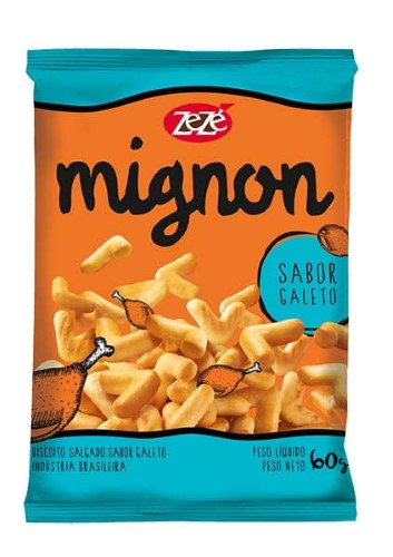 Biscoito Zezê Mignon Galeto 60G