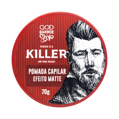 Pomada QOD Barber Shop Killer para Cabelo com 70g