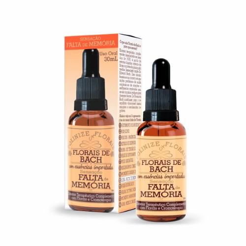 Florais De Bach Polinize Sensação Falta De Memória 30ml