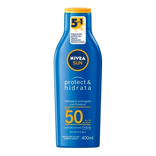 Protetor Solar Nivea Sun Protect & Hidrata Fps 50 400ml